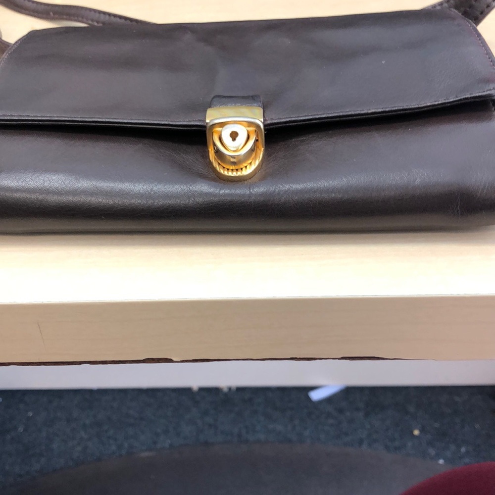 Perkins New York leather purse